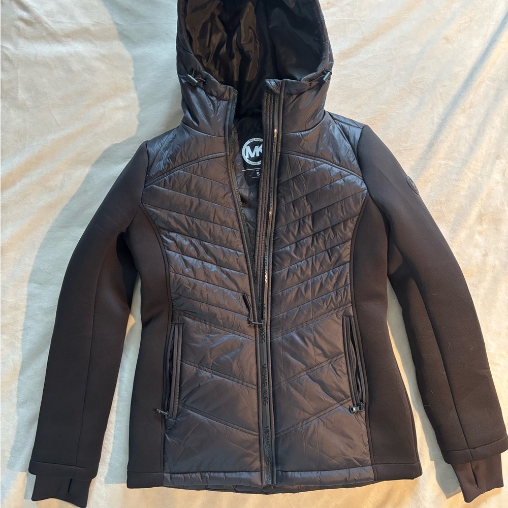 Michael Kors Black Quilted Jacket
